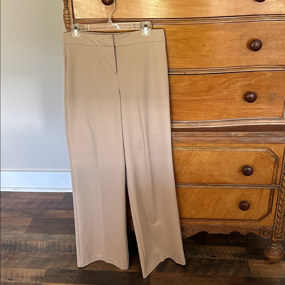 New York & Company Tan Wide Leg Pants